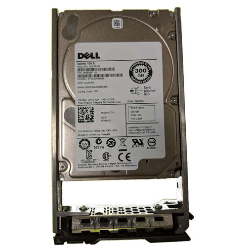 Dell PGHJG ST300MM0006 2.5″ 300GB 10K 64MB 6GBPS SAS Server Hard Drives
