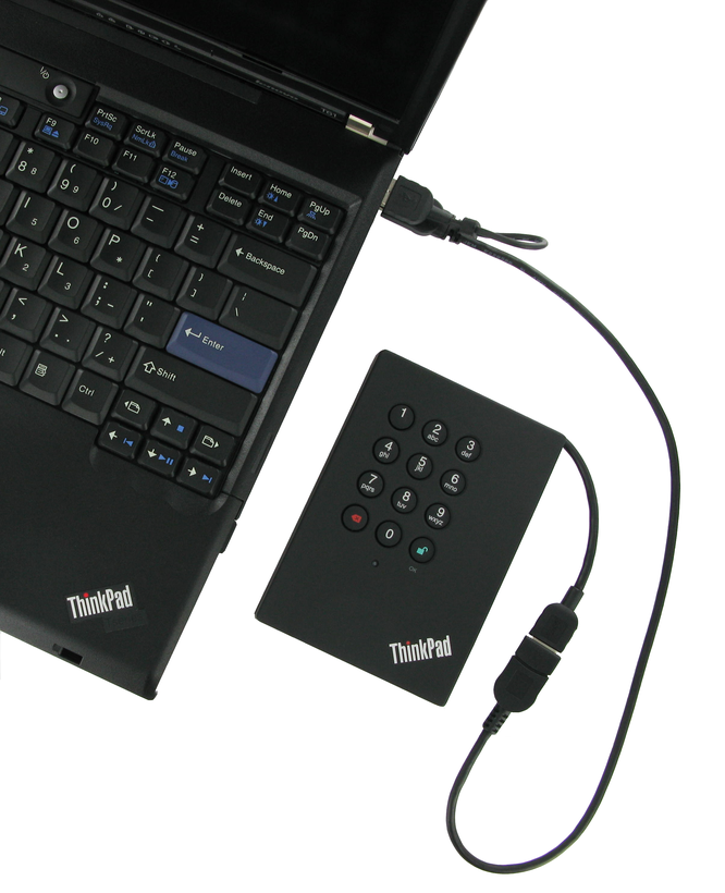Lenovo ThinkPad USB 3.0  1 TB Secure Hard Drive