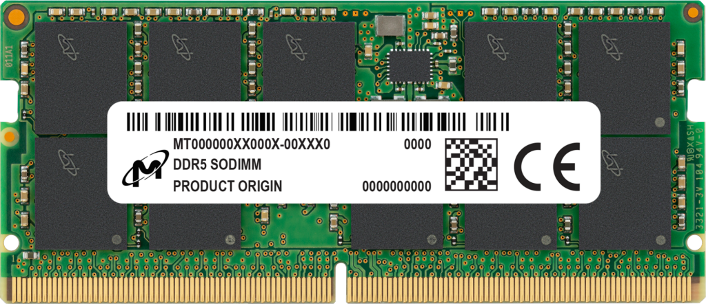 Micron 32GB DDR5-4800 ECC SODIMM 2Rx8 CL40