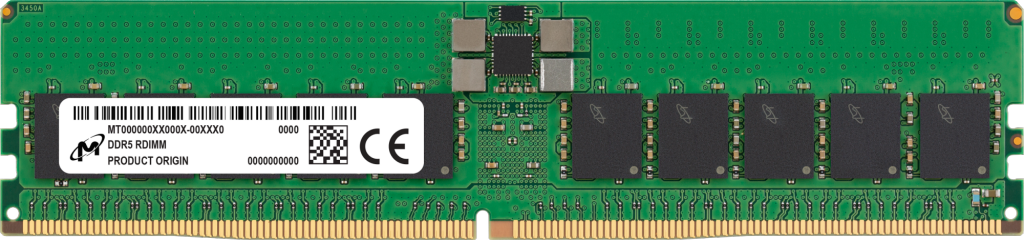 Micron 16GB DDR5-4800 ECC UDIMM 1Rx8 CL40